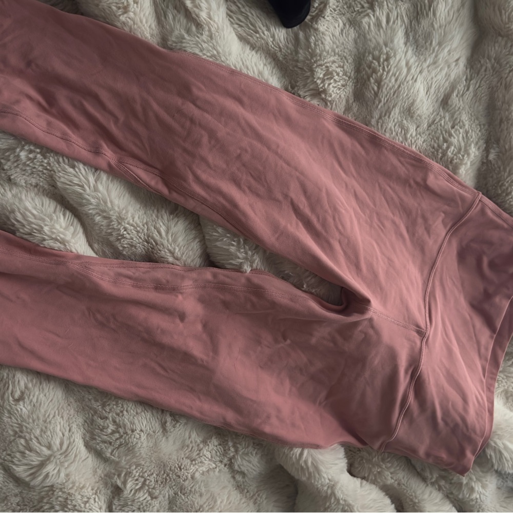 Pink lululemon leggings size 10